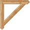 Ekena Millwork Traditional Arts & Crafts Rough Sawn Bracket, Western Red Cedar, 6"W x 46"D x 46"H BKT06X46X46TRA03RWR - alternate 2